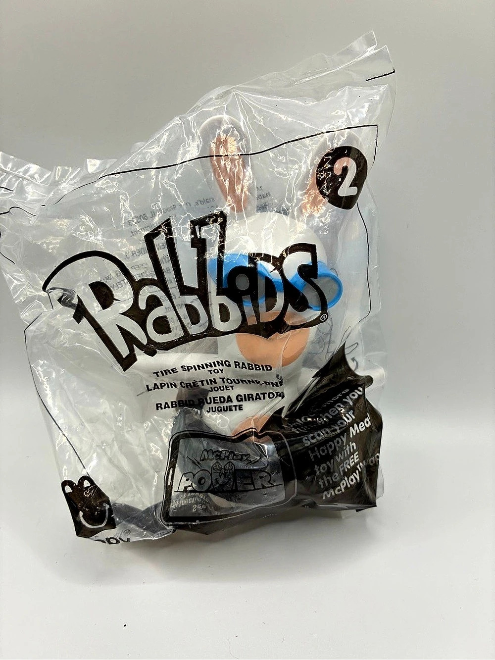 Rabbids Rabbit Spinning Rabbit Spinning Rabbit Toy New
